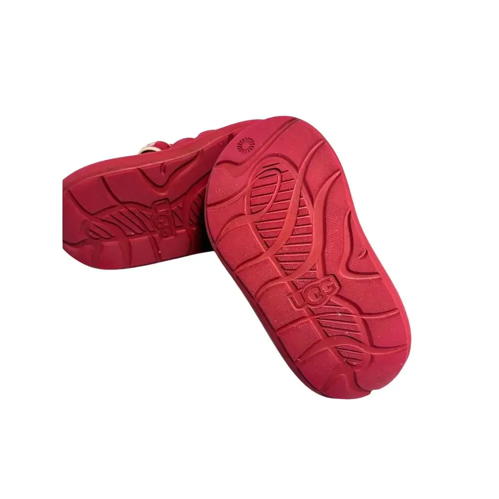 Ugg Australia Toddler Sport Yeah Slide Logo Slip-on Slide Red Toodler 8